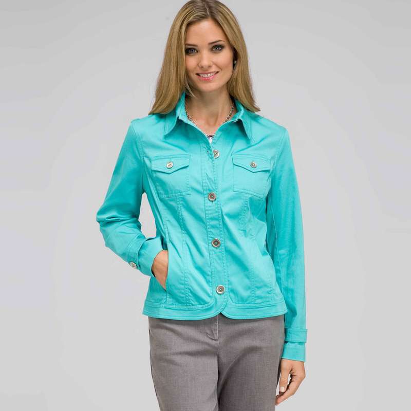 Button Front Jacket, , large