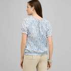 Short Sleeve Raglan Smock Shirt., , small