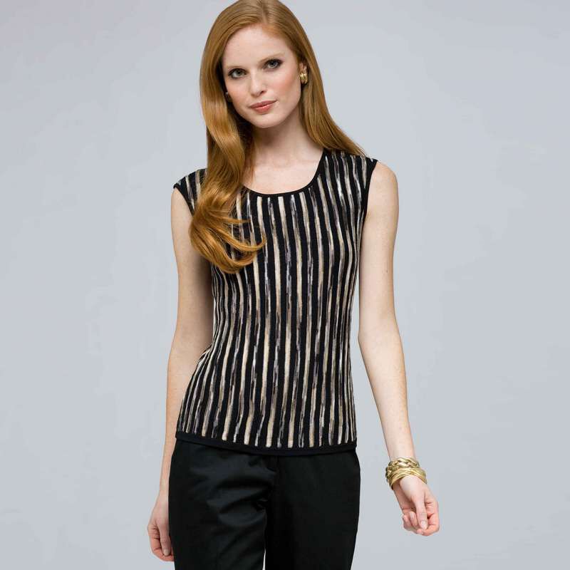 Sleeveless Shell., , large