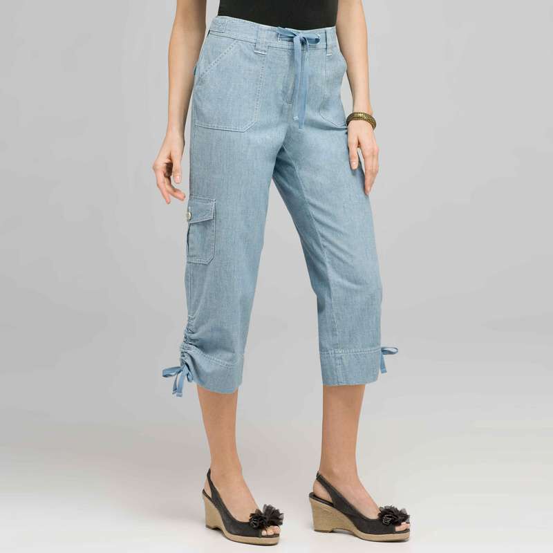 Capri Utility Pant., , large
